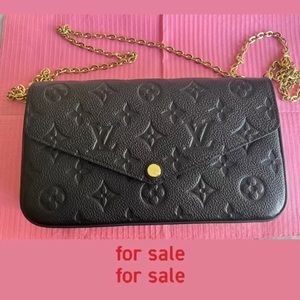 NTN AUTHENTIC RARE Louis Vuitton Felicie Pochette Monogram Crossbody